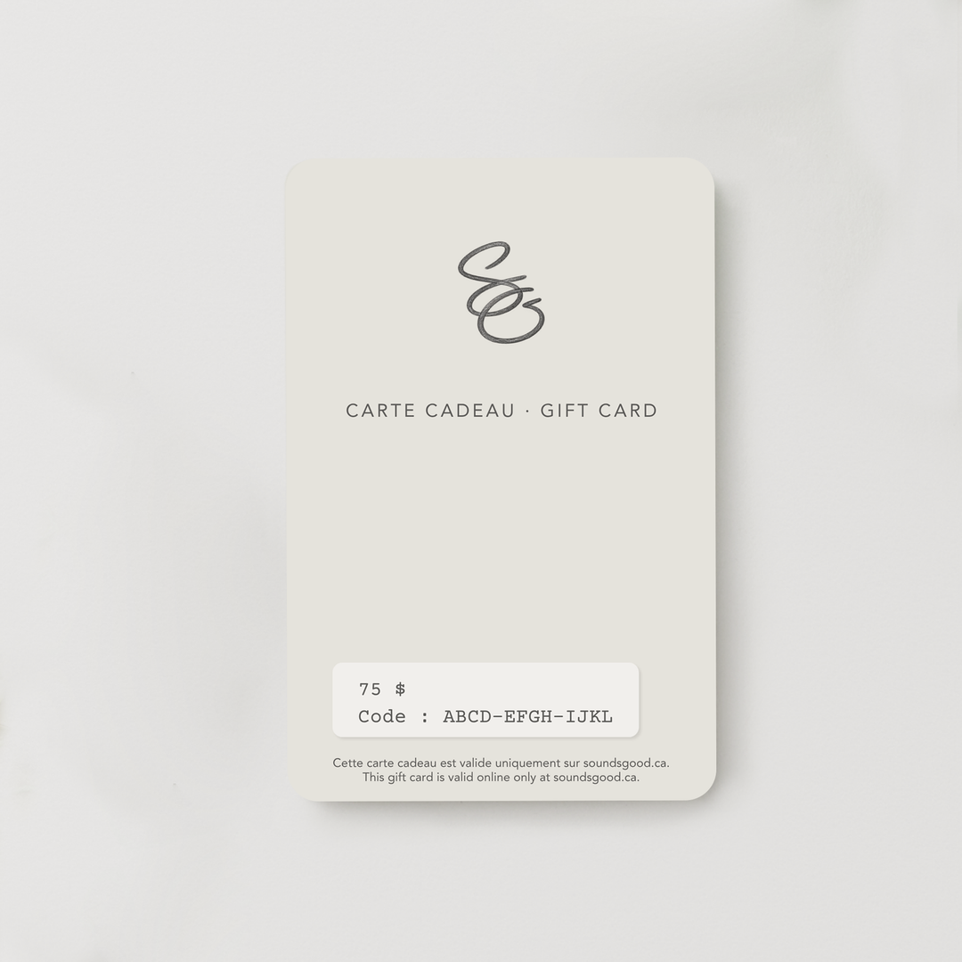 Carte-cadeau traditionnelle