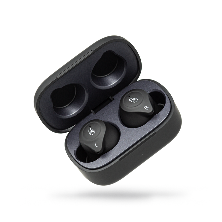 Wireless earbuds Sounds Good Ultimate V6 case and earbuds